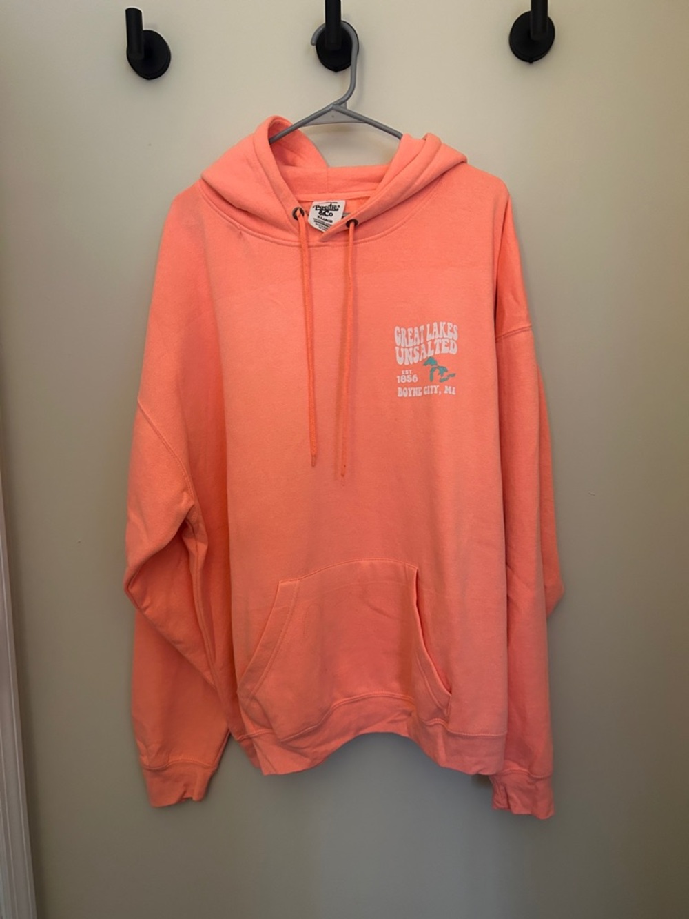 Great Lakes Unsalted Coral Pullover Hoodie for Women